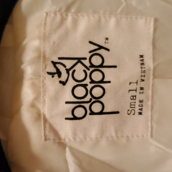 Ladies pea coat,  off while, sz small - Picture 3 of 4